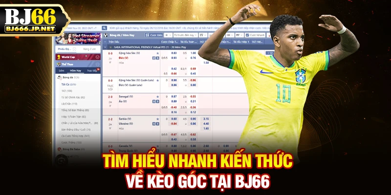 Tìm hiểu nhanh kiến thức về kèo góc tại BJ66